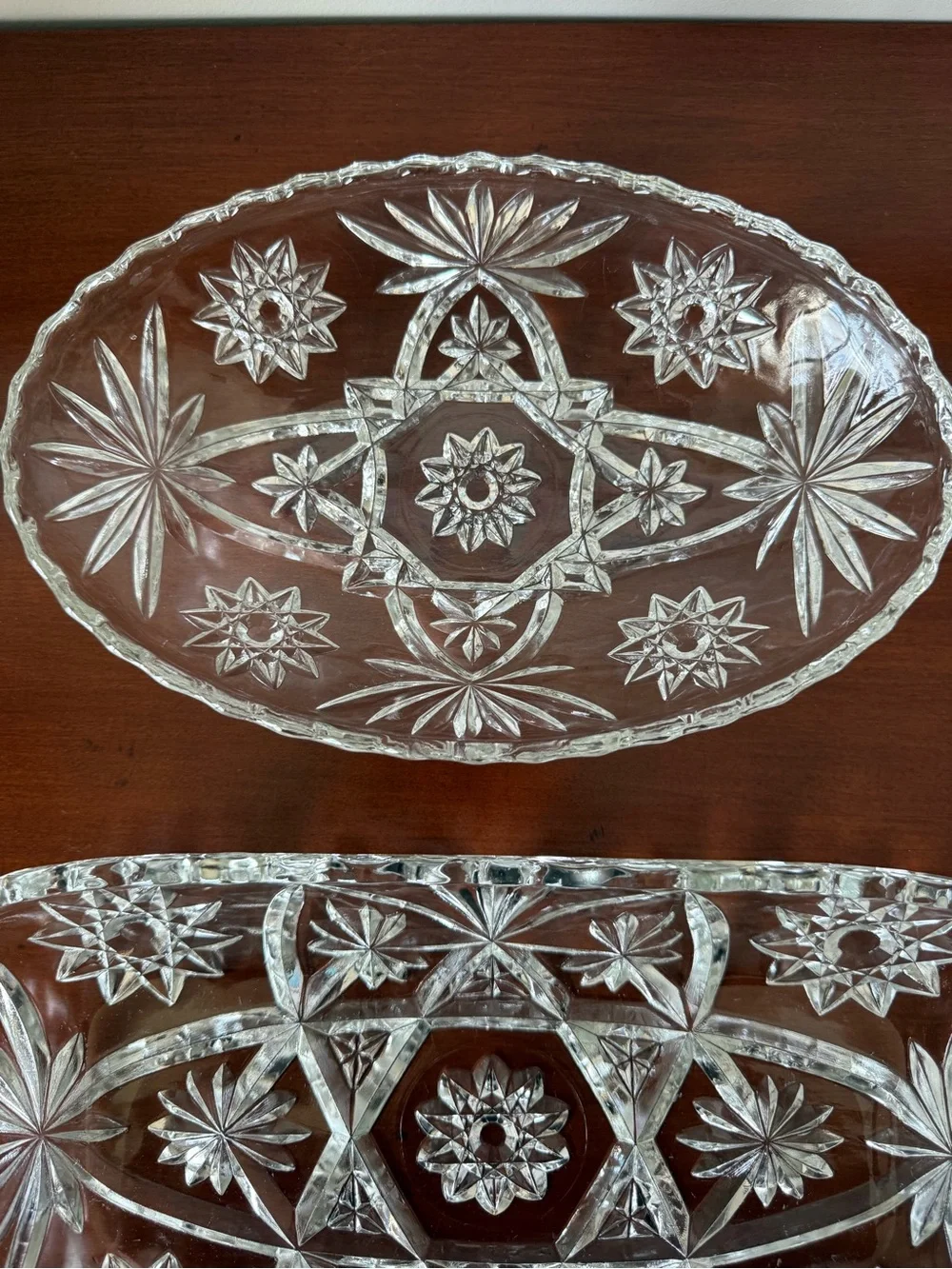 vintage rectangular and oval serving wear Anchor Hocking 
